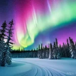 핀란드 극야 경험 후기 - **Prompt 1: Ethereal Aurora Borealis Dance**
    A breathtaking wide-angle shot of a vibrant aurora ...